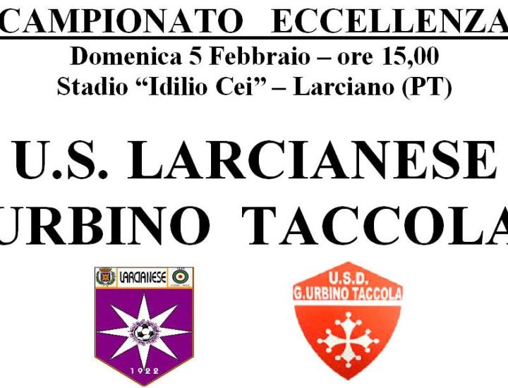 Eccellenza, domenica la Larcianese ospita l'Urbino Taccola
