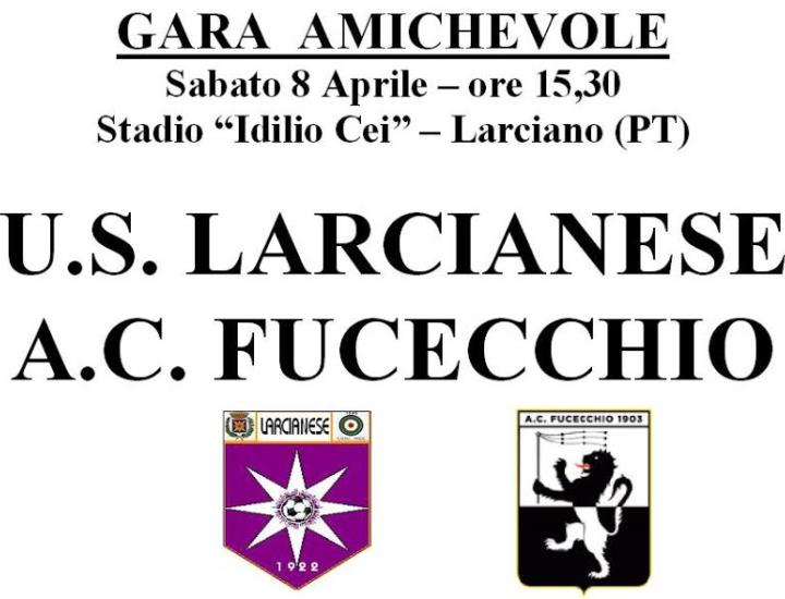 Domani amichevole Larcianese-Fucecchio