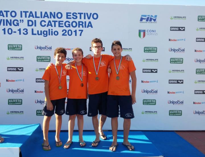 Un bronzo, buone prestazioni e diversi record personali per il Salvamento Nuoto Valdinievole ai campionati italiani giovanili di Roma