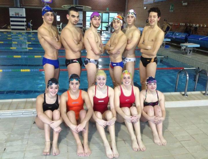 Nuoto Valdinievole, la squadra Categoria si fa onore alla Coppa Brema 
