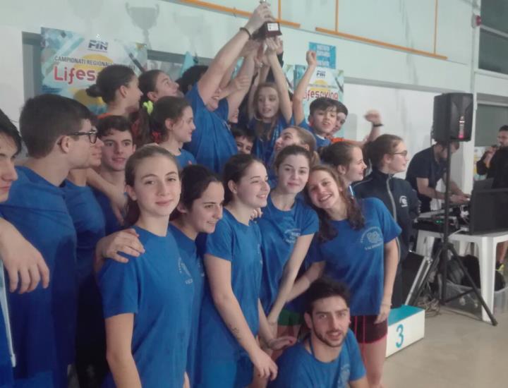 Il Nuoto Valdinievole vince per il decimo anno di fila i campionati regionali giovanili invernali di Salvamento