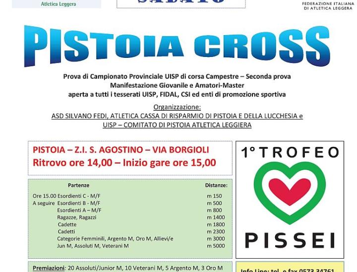 Pistoia Cross, la seconda prova del campionato provinciale Uisp di corsa campestre.