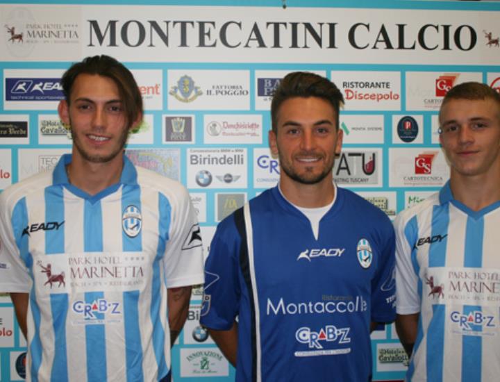 Tre nuovi acquisti per il Montecatini Calcio