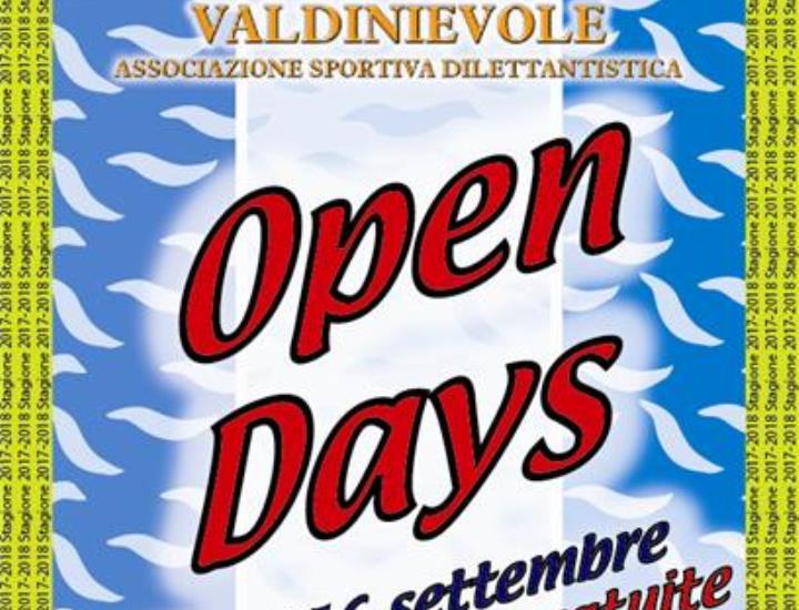 Dal 14 al 16 settembre gli Open Days del Nuoto Valdinievole