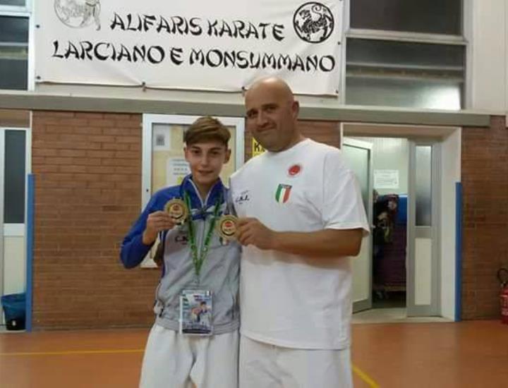 Due medaglie d'oro, un bronzo ed altri ottimi risultati per l'Alifaris Karate Larciano Monsummano al campionato europeo di Karate