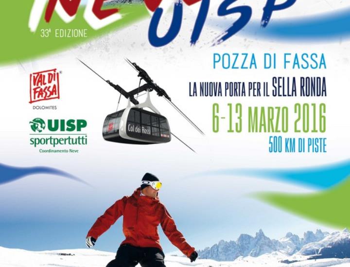 NeveUisp 2016 a Pozza di Fassa (Tn) dal 6 al 13 marzo 2016