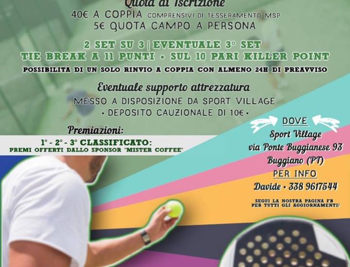Primo torneo di Padel Tennis allo SportVillage